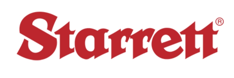 Logo da marca Starrett, fabricante de instrumentos de precisão e ferramentas industriais